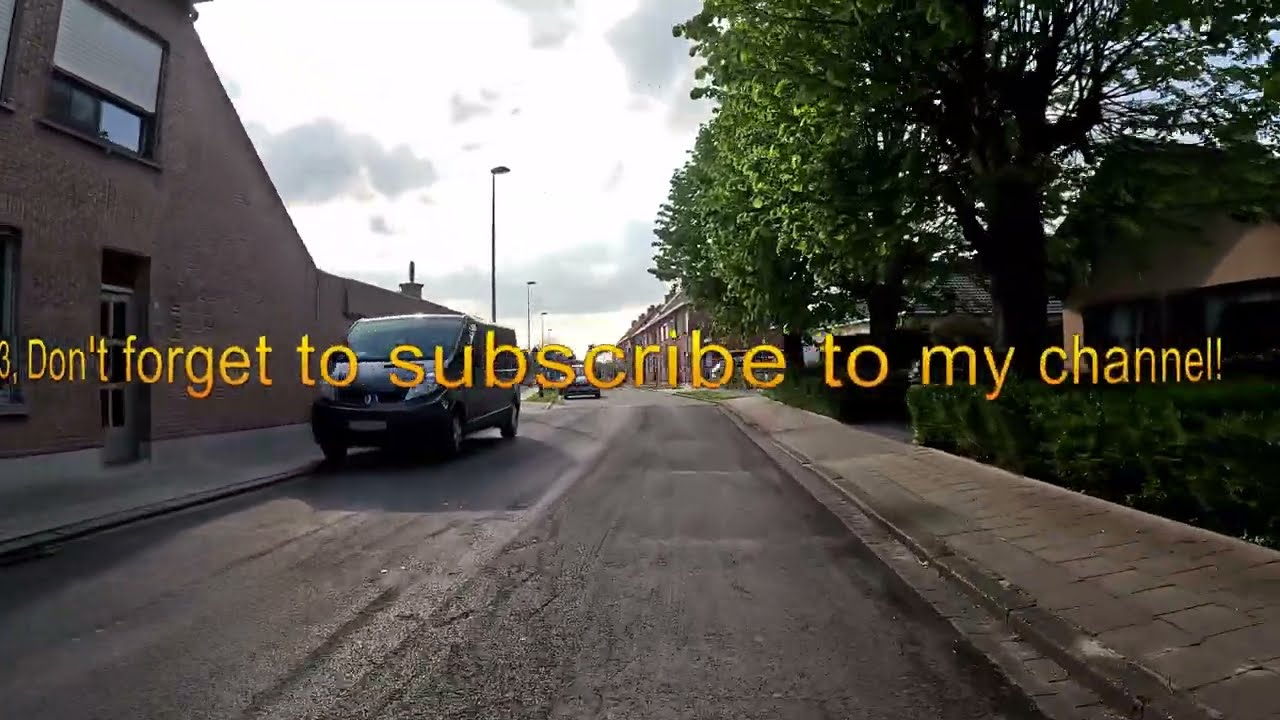 MENEN Belgium - 4 K - (bike tour,camera GoPro11)