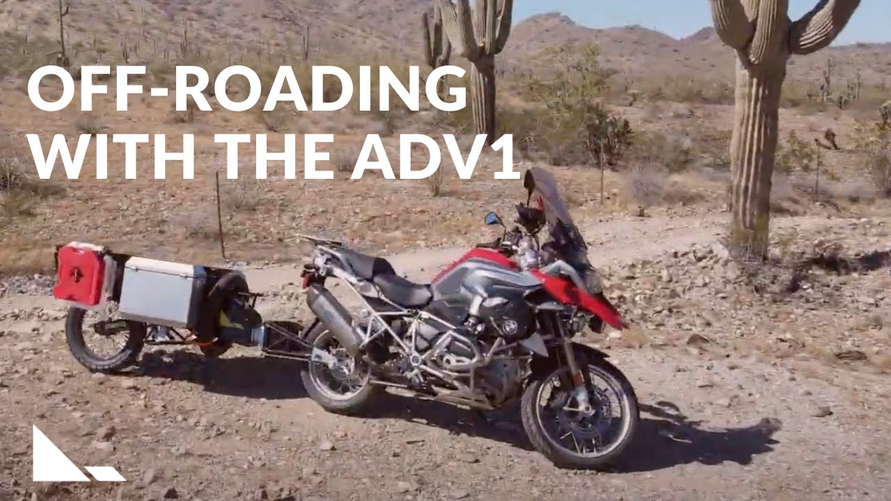 Off-Roading with the Pasq&reg; ADV1 Single-Wheel Motorcycle Trailer