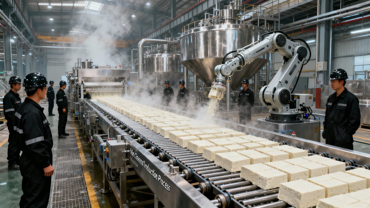 The Cleanest Industrial Tofu Production Process
