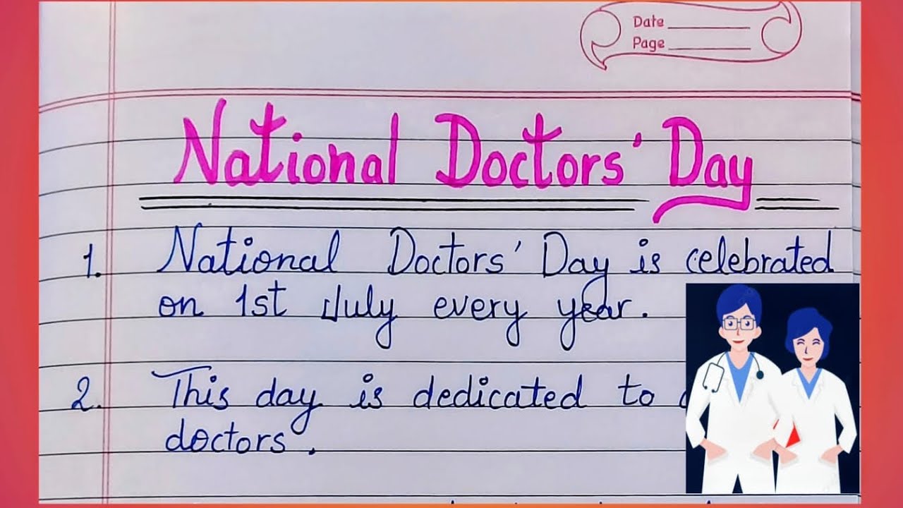 10 line Essay on National Doctors Day / National Doctors Day essay writing / Essay in English