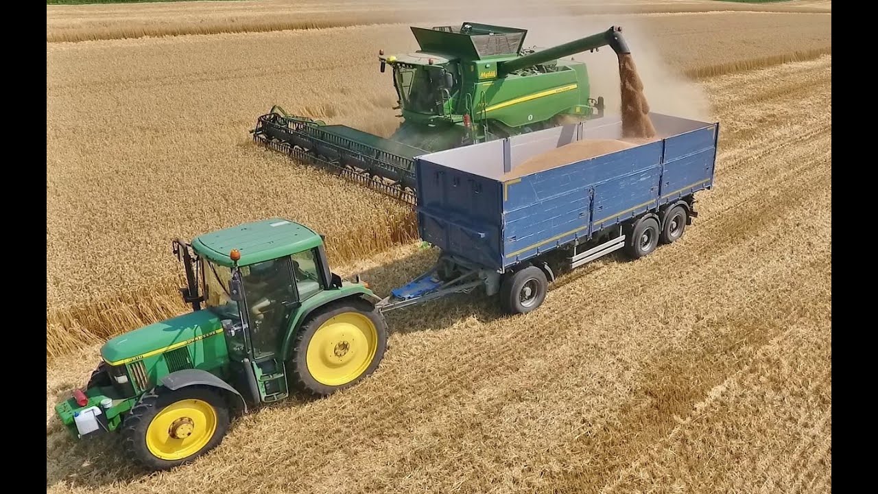 Harvest SK  2023  John Deere 6410 + Autovlek 24 t Rumanová SK