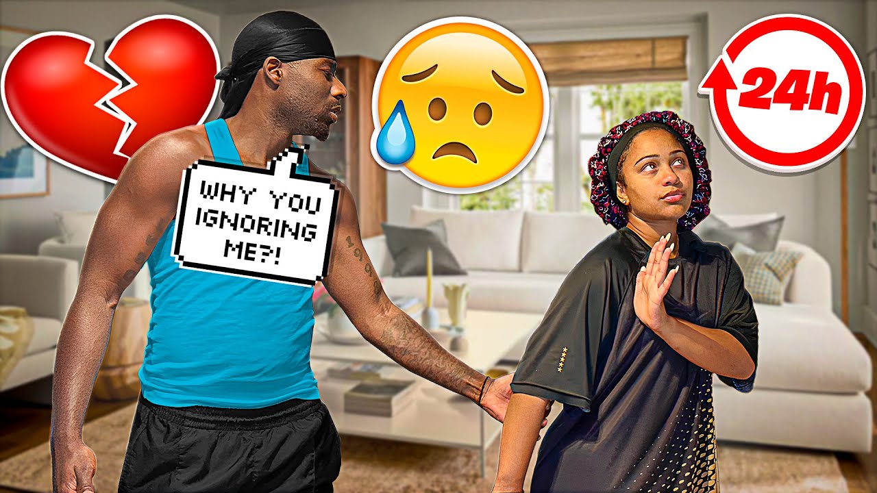 IGNORING MY BOYFRIEND FOR 24 HOURS PRANK *BAD IDEA*