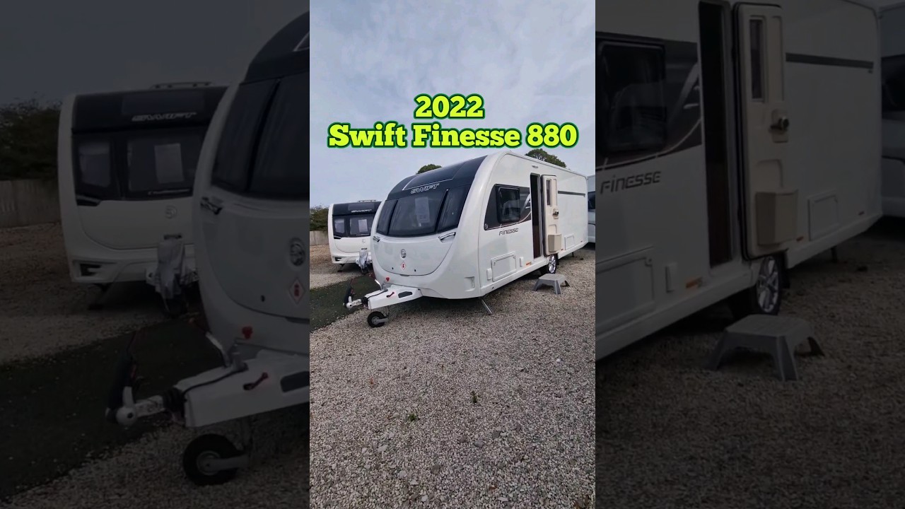 8ft Swift Island Bed Caravan #shorts #caravan #trailer