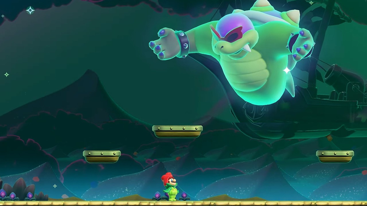 Super Mario Bros. Wonder SWITCH 2 - Roy Koopa Boss Fight