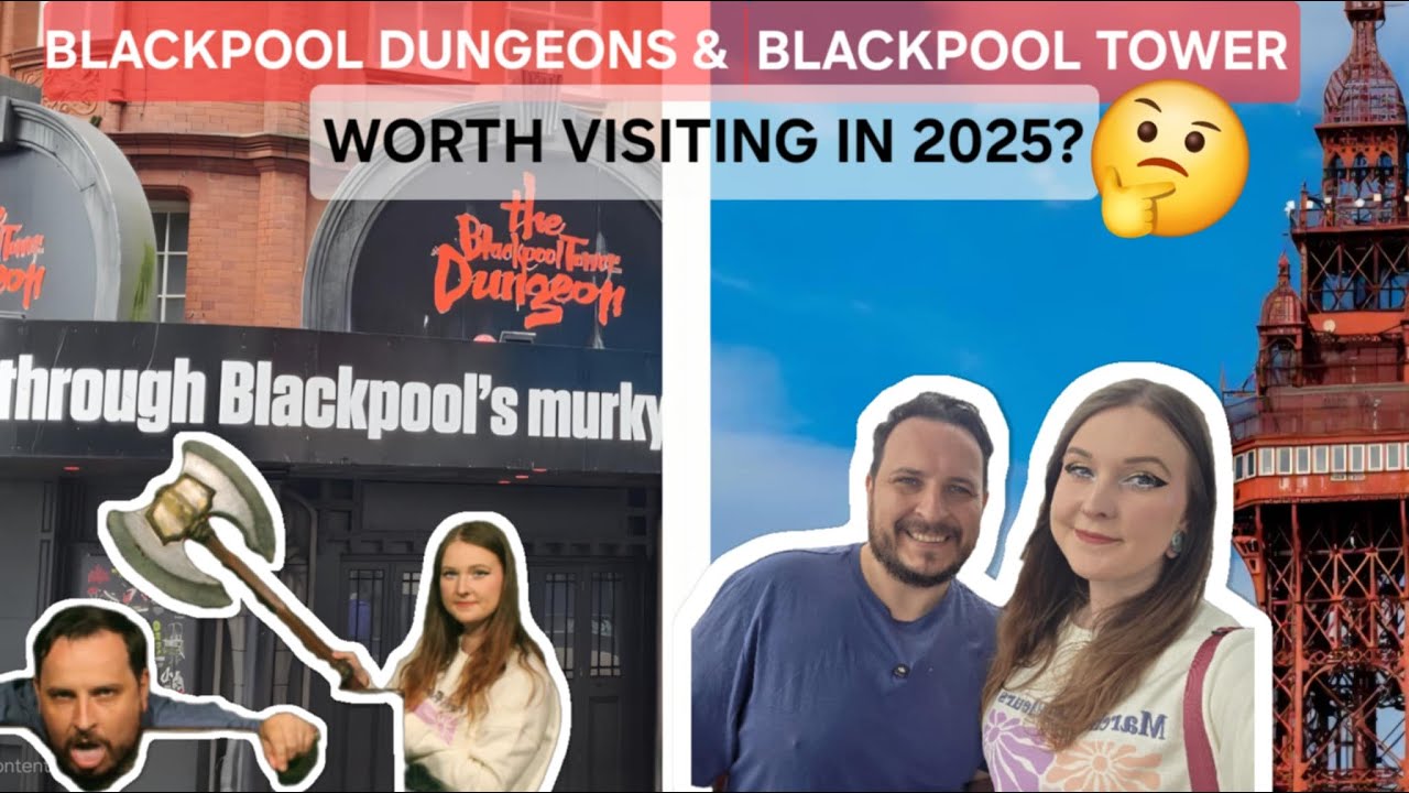 Braving the Blackpool Tower Dungeons! | Our Day at the Iconic Blackpool Tower!!!