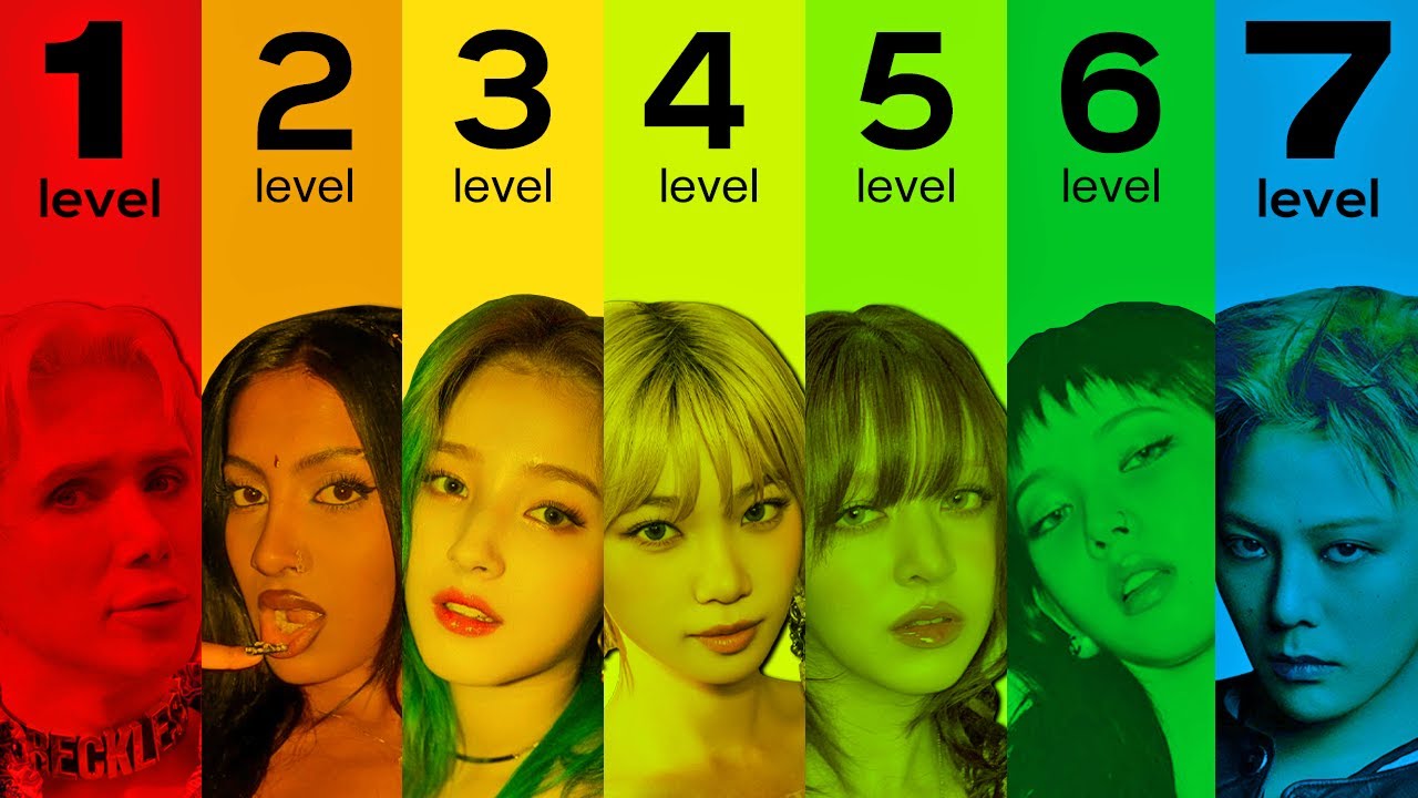 7 уровней K-pop