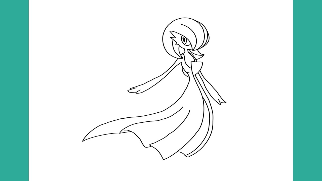 COMO DESENHAR O POKÉMON GARDEVOIR - COMO DESENHAR POKÉMON