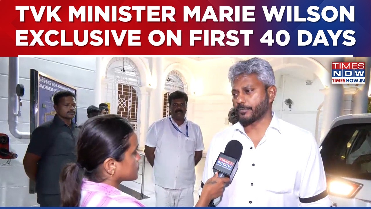 Tamil Nadu Minister Marie Wilson Exclusive: Calls First 40 Days Of TVK Govt  'Amazing', Watch!