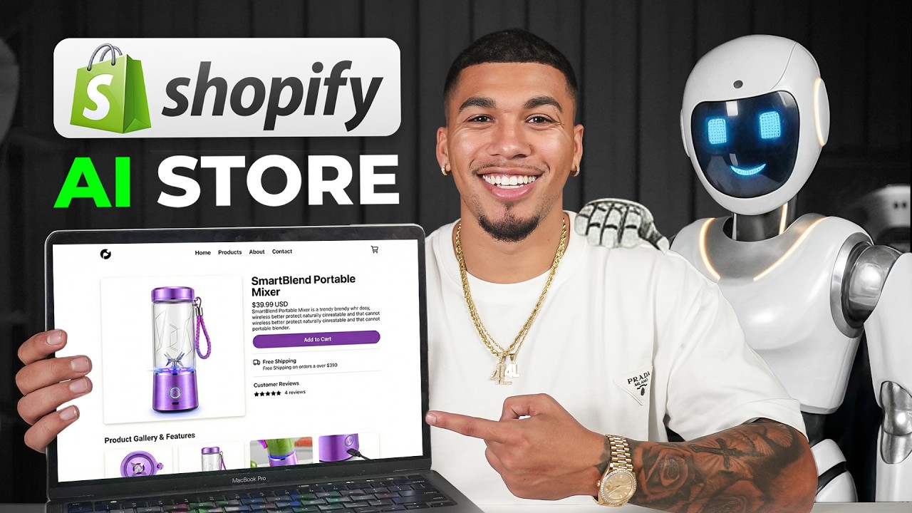 Искусственный интеллект создал мой магазин Shopify за считанные минуты, вот что произошло.