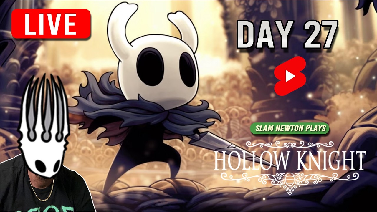 🔴[LIVE] First Time Hollow Knight Crowd Control Playthrough! #shorts (Portrait)