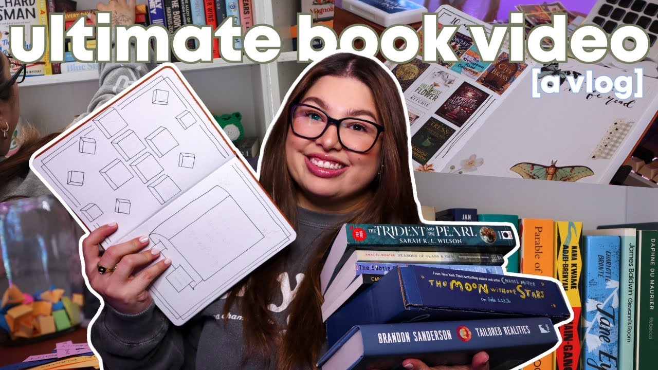 THE ULTIMATE BOOK VIDEO 🖊️✨ book haul, 2026 reading journal & reading goals, and more!