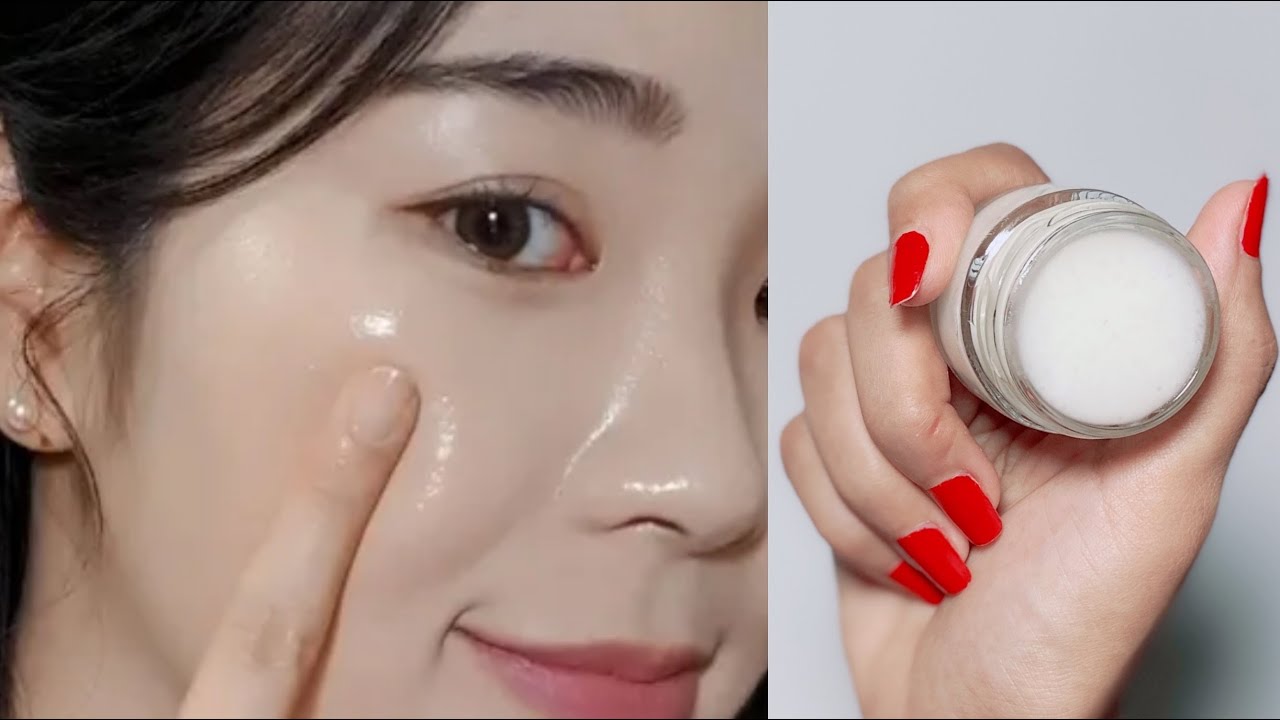 DIY Rice Cream - Korean Inspired | Skin Whitening & Anti-Aging Face Rice Cream