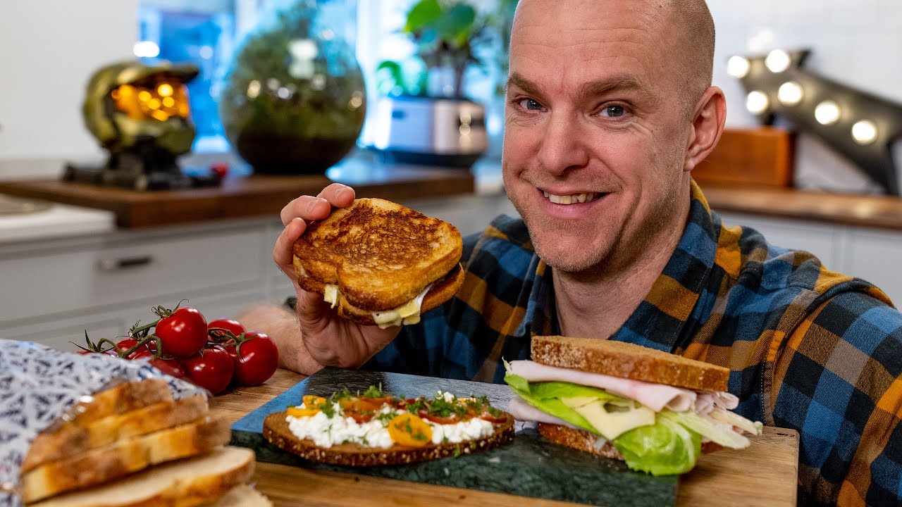 Tre dundergoda mackor till frukost, mellanmål eller utflykt