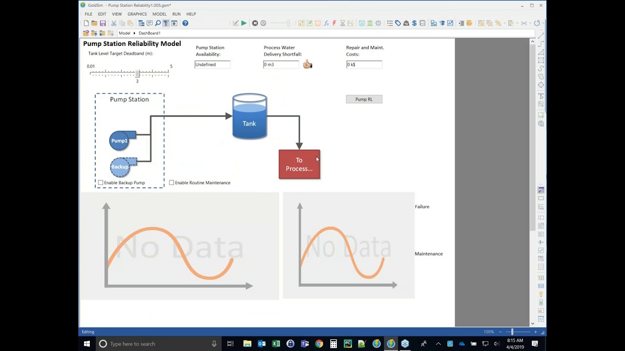 Pump Station Reliability Application
