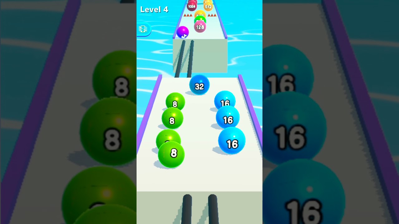 Ball Run 2048 Android iOS new Gameplay : #shorts #AndroidGame #AndroidiosGameplay