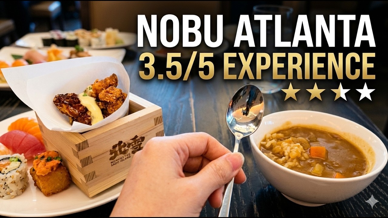 Nobu Atlanta Buffet Experience | Why I Rated It 3.5/5