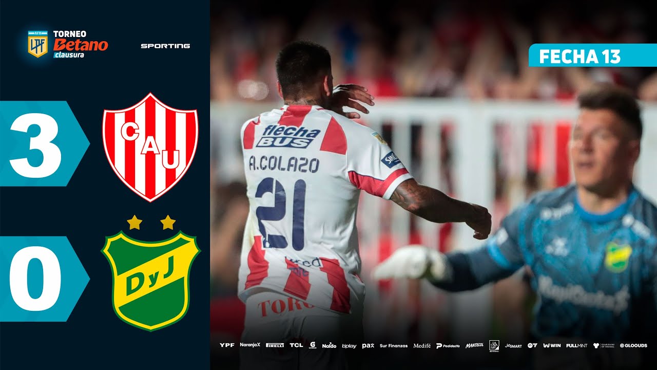 UNI&Oacute;N 3 - 0 DEFENSA Y JUSTICIA | Resumen del partido | #TorneoBetano Clausura 2025