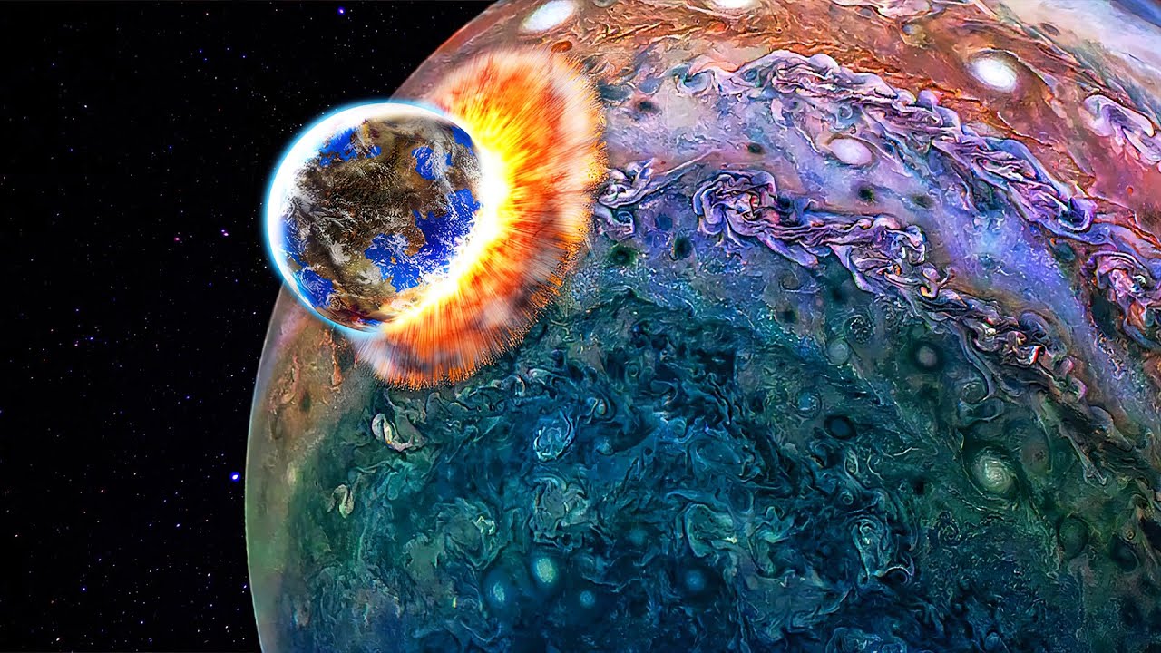 O que acontecerá com a Terra se ela se colidir com Júpiter？