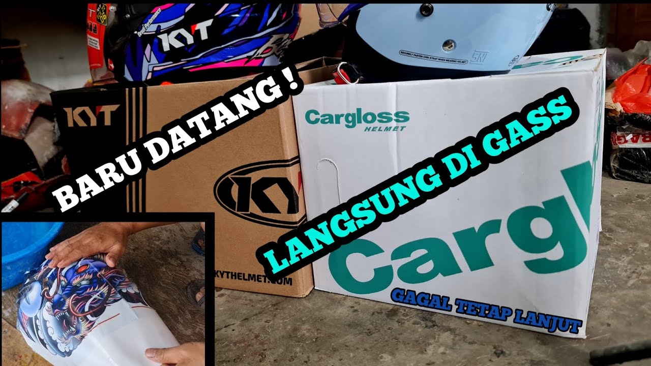 KARENA KE PEDE AN AHIRNYA GAGAL 😁, Proses repaint water slide decals media helm menggunakan aerosol