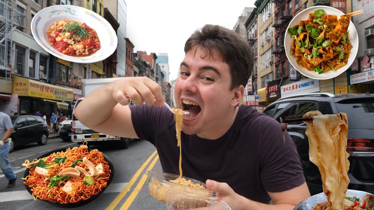 Tasting THE BEST Chinatown Noodles in NYC | Cheapest NYC Noodle Spots