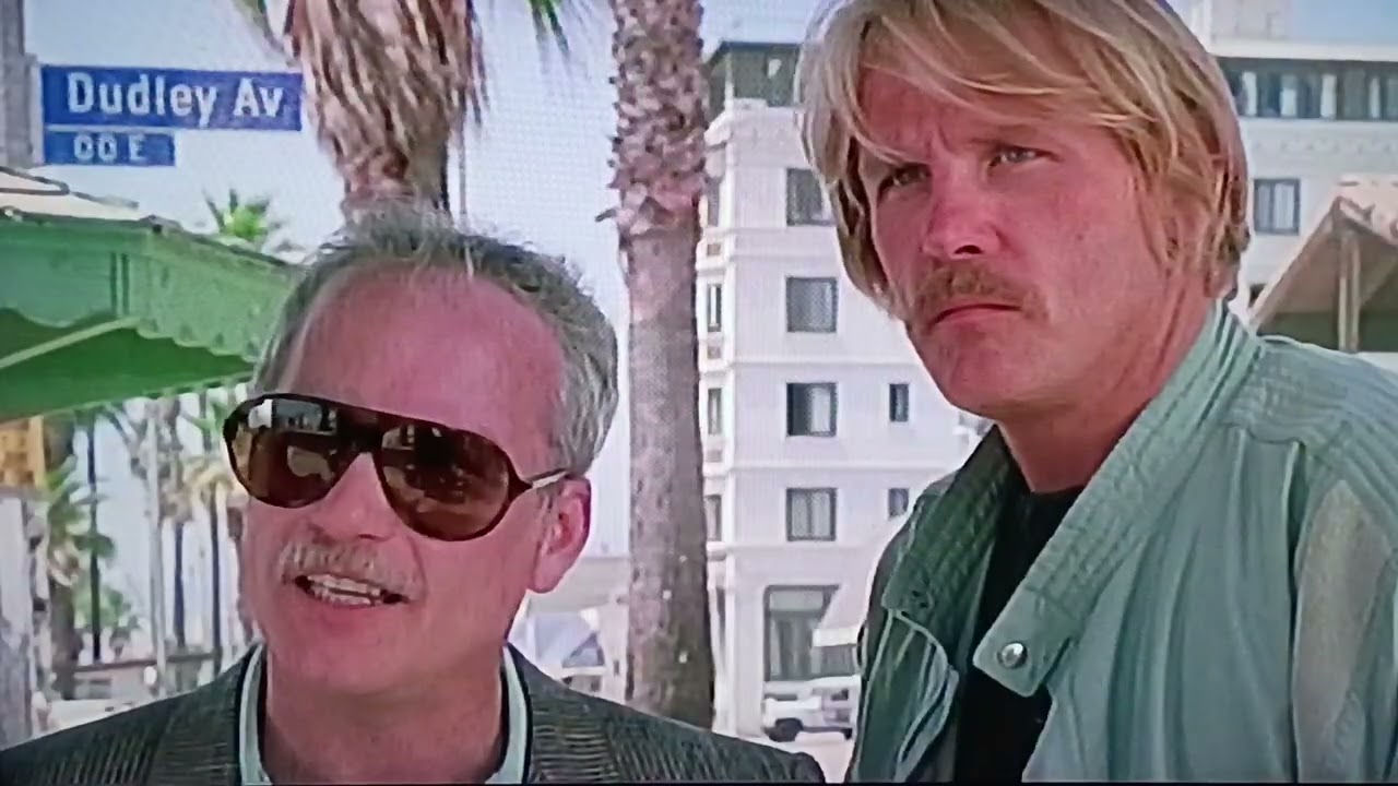 Down and out in Beverly Hills 1986 Beach scene