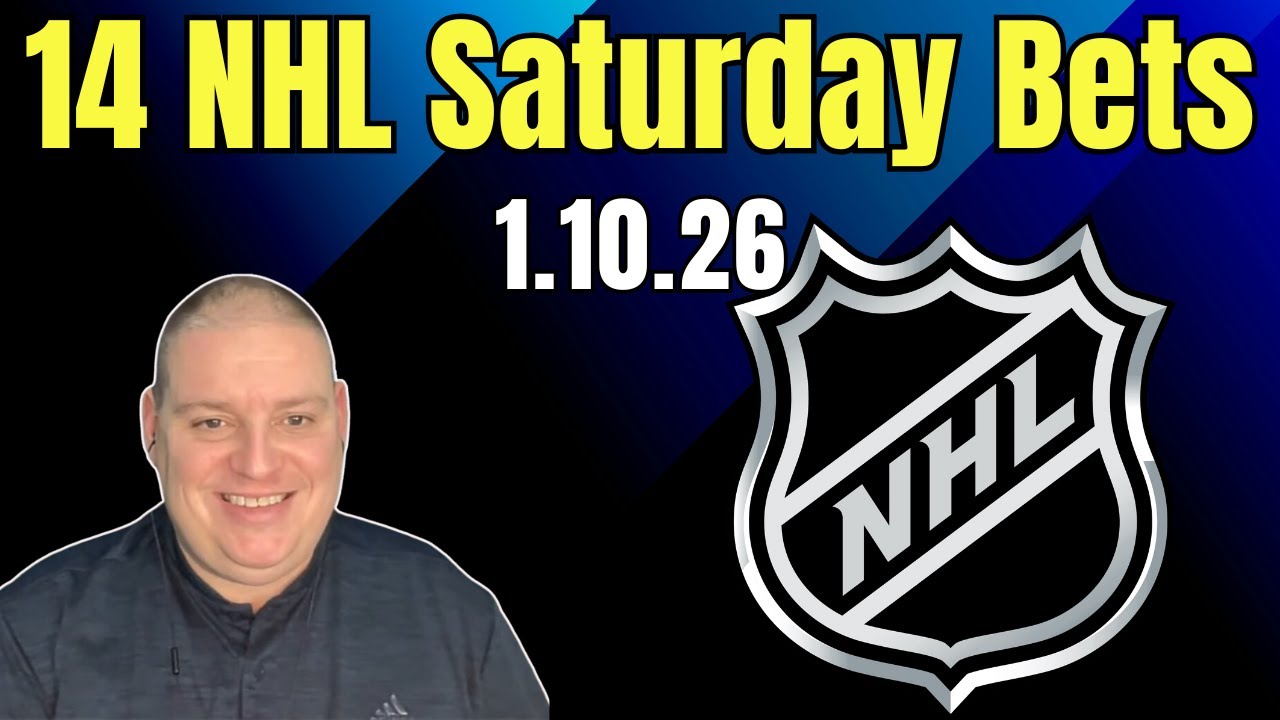 Saturday NHL Picks - 1/10/26 l Craig Trapp Free NHL Betting Picks & Predictions