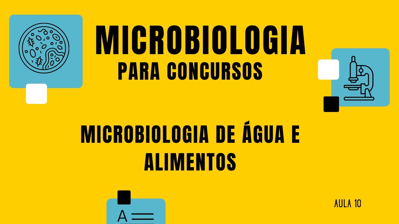 Aula 10 | Microbiologia de água e dos alimentos