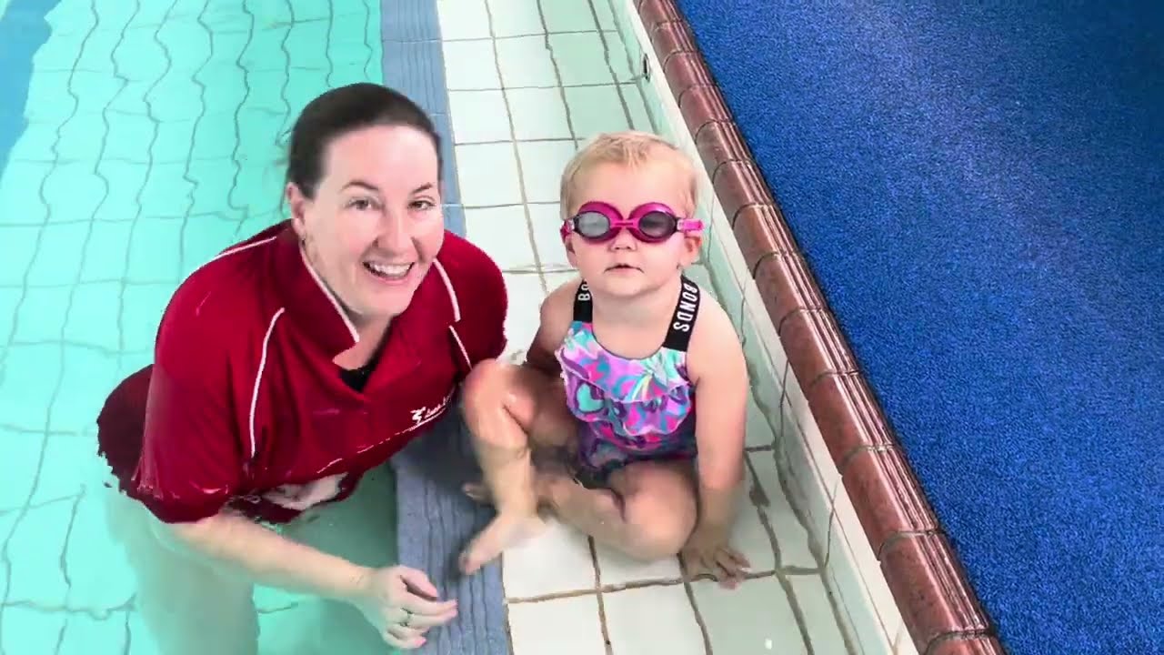 Baby Swimming Training 21 Months