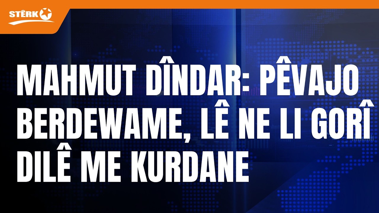 Parlementerê DEM Partî Mahmut Dîndar: Pêvajo berdewame, lê ne li gorî dilê me Kurdane