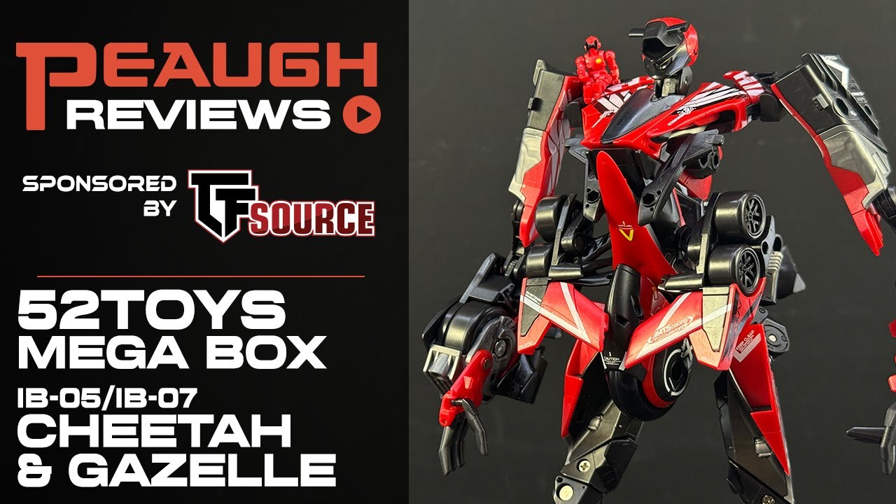 Видеообзор: 52TOYS Mega Box IB-05/IB-07 CHEETAH и GAZELLE