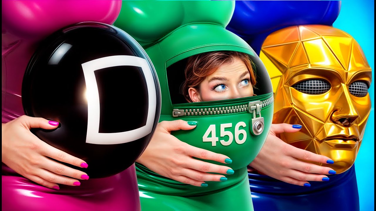 Squid Game Challenge'da Hayatta Kalmak İçin Olağanüstü Kamuflaj Yöntemleri Öğreniyorum!