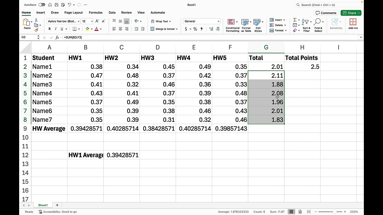 Excel Absolute and Relative Referencing (CS105 at UIUC)