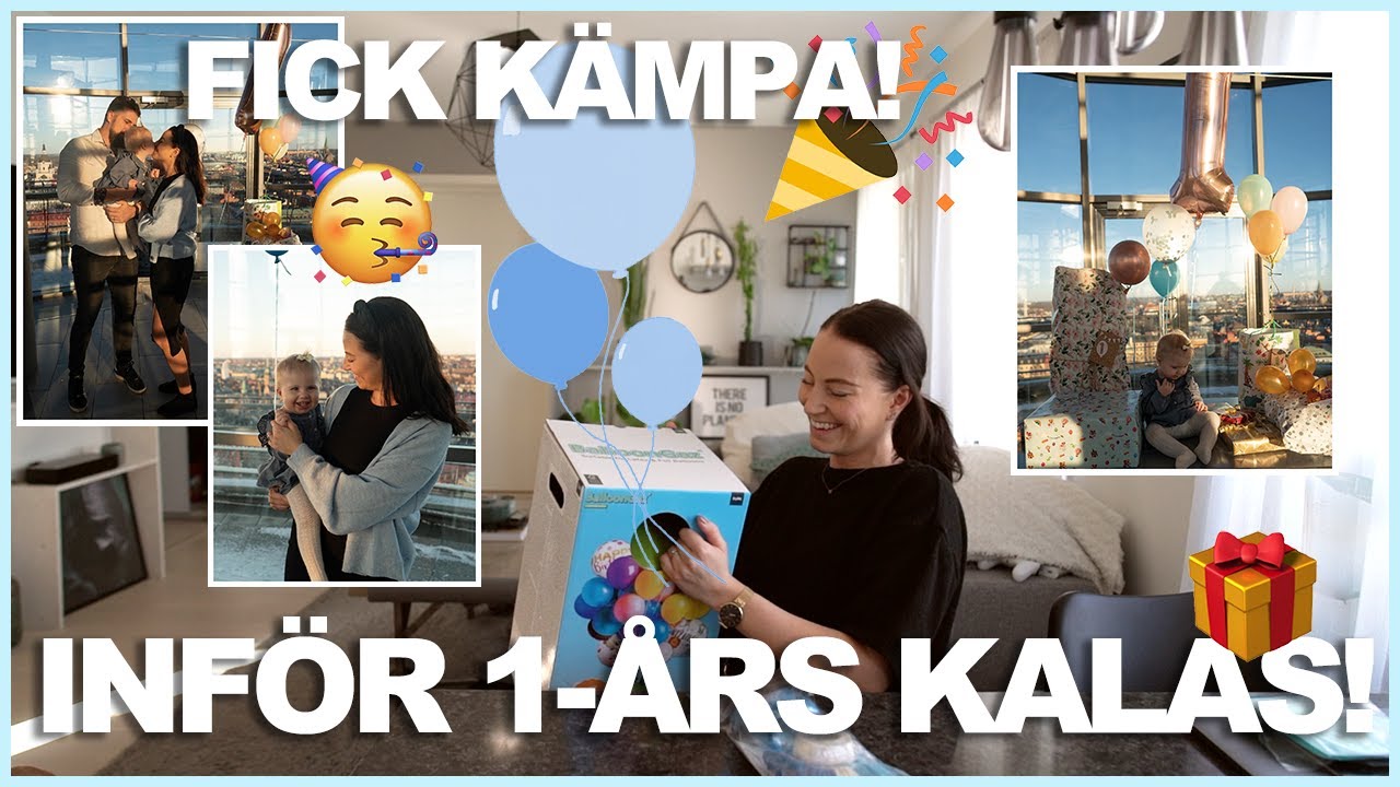 FIXAR INFÖR 1-ÅRS KALAS - Vad ger vi i present? Lokal? Pynt?