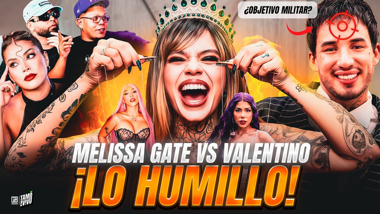 ¡Melissa Gate HUMILLA a Valentino! 🔥 ¿Se pasó? | Debate en vivo!