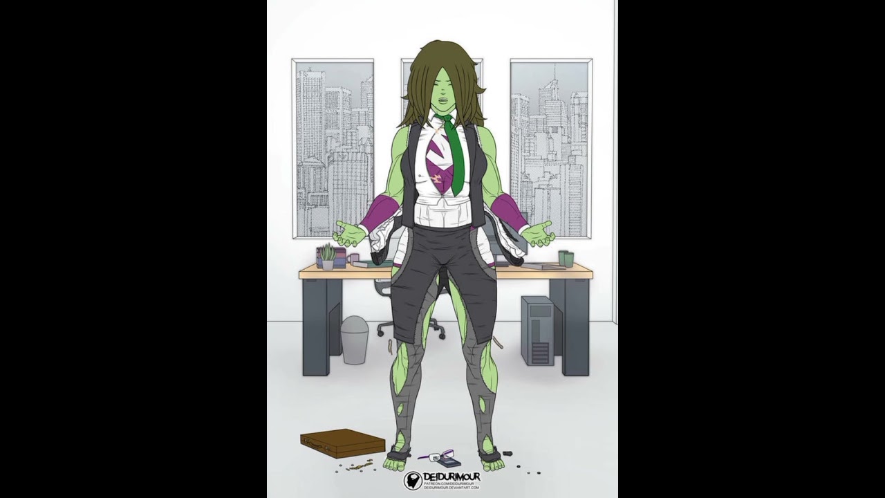 She hulk transformation (reupload video)