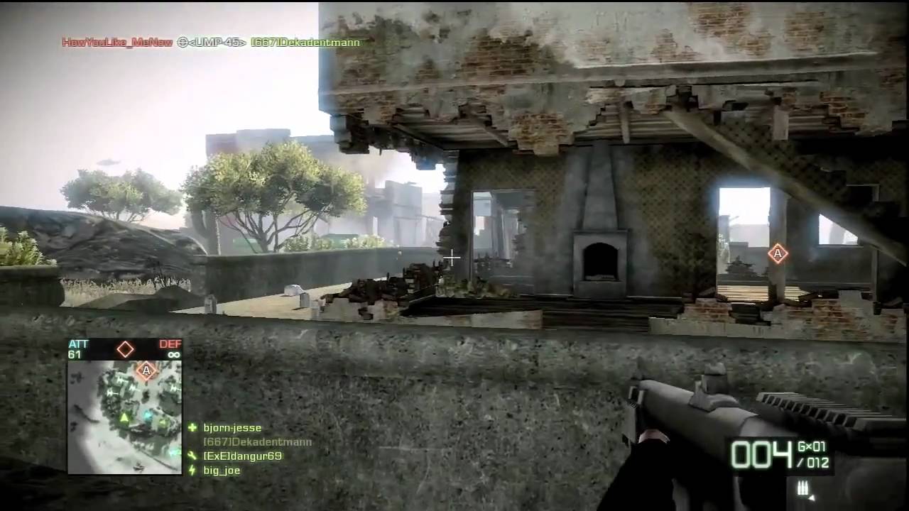 UNCUT FOOTAGE #18 BFBC2 Atacama Desert Rush Attack (PS3)
