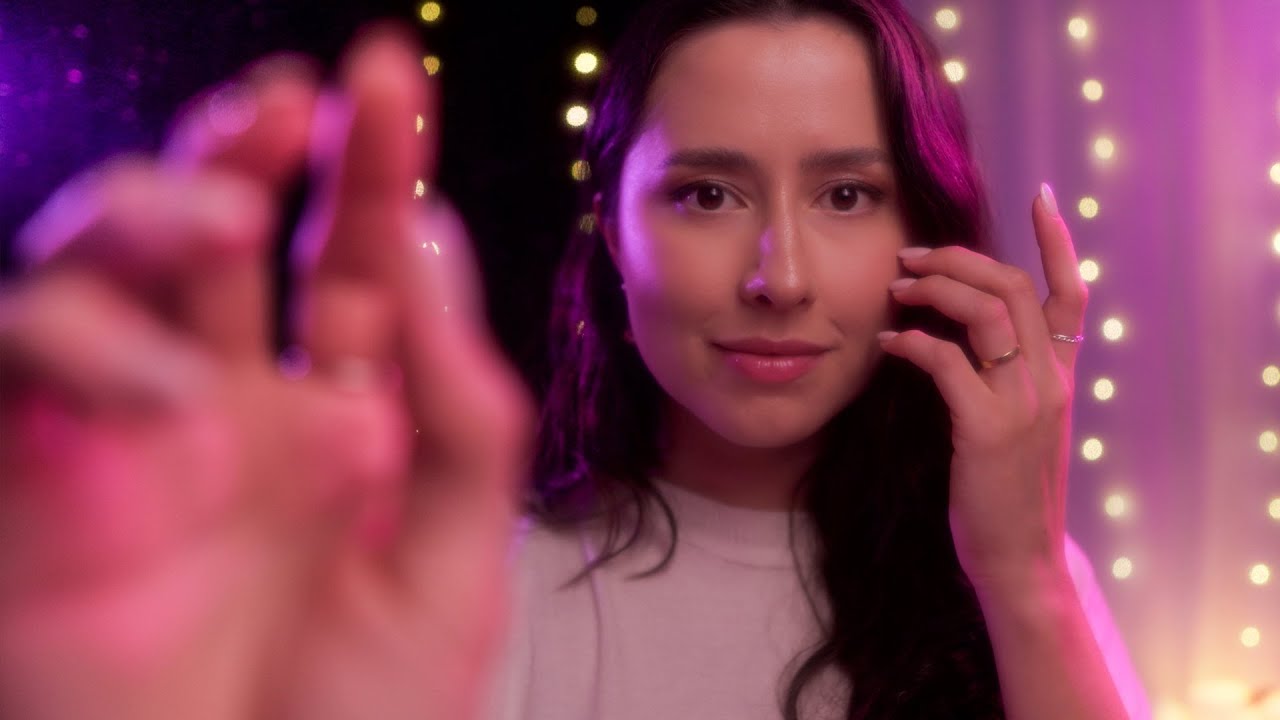 ASMR Sleep 💫 Dreamy Hand Movements, Up-Close Whispers, Mouth Sounds, Hand Sounds (Gentle ASMR)