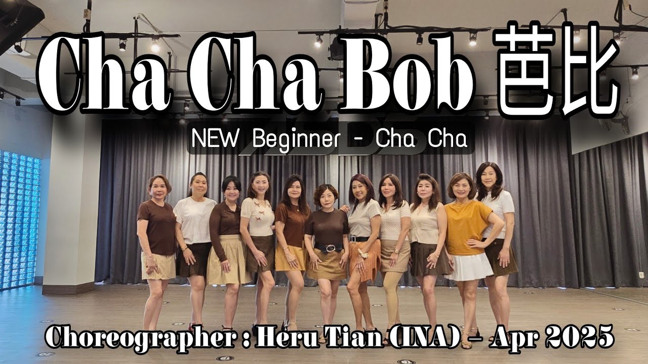 QUEEN PIK | Cha Cha Bob 芭比 | LINE DANCE | Beginner - Cha Cha | Heru Tian