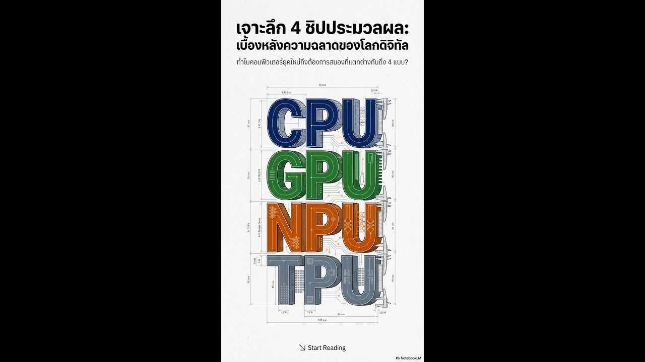 เจาะลึก 4 ชิปประมวลผล: เบื้องหลังความฉลาดของโลกดิจิตอล