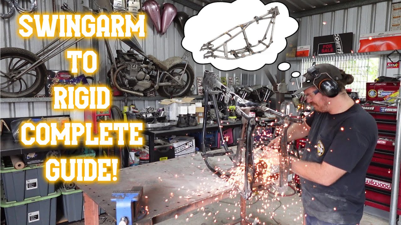 Complete Swingarm To Hardtail Fabrication Guide Part 1.