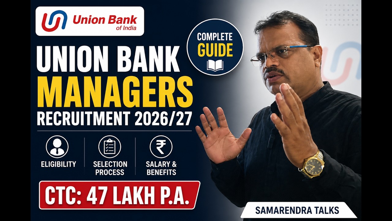 Union Bank Managers Recruitment 2026-27 💼 | ₹47 LPA Salary, Eligibility & Complete Guide