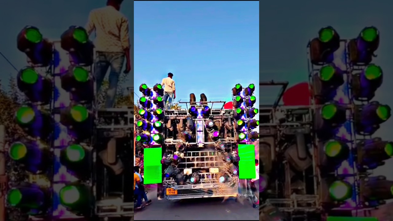 green professional dj new setup re light #odiadjblogr1 #odiadj #odiasong