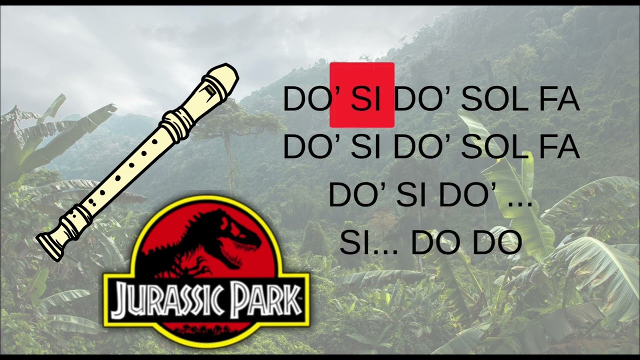 Jurassic Park - Flauta TUTORIAL