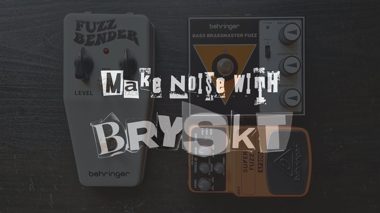 Behringer UNBOXING and DEMO - Super Fuzz / Brassmaster Fuzz / Fuzz Bender