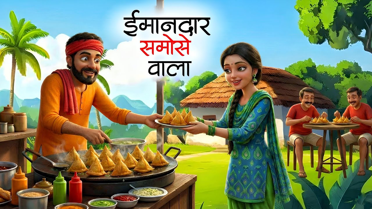 ईमानदार समोसे वाला | Hindi Kahani | Moral Story | Hindi Story | Kahani | Samose Wale | Storytime 