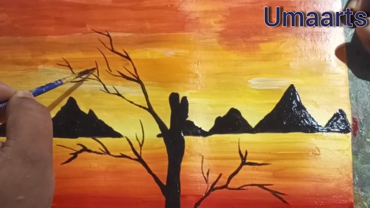 Easy way to paintings Umaarts 🖌️🎨💙🌍