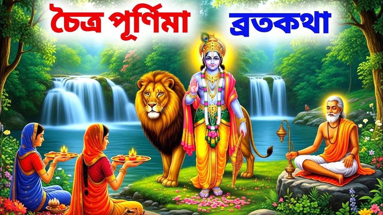 চৈত্র পূর্ণিমার ব্রতকথা | Chaitra Purnima Vrat Katha 2026 | Purnima Vrat Katha | Bhakti Video 