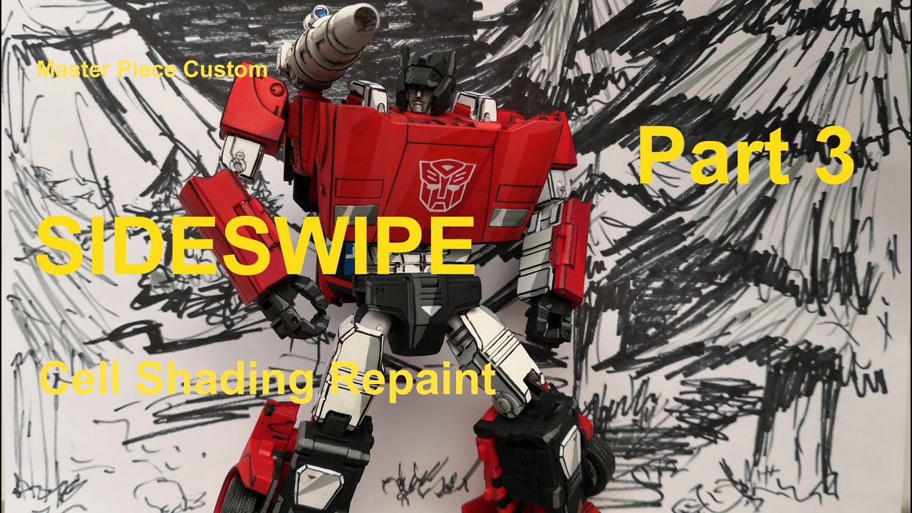 Sideswipe Cel Shading Transformers Part 3