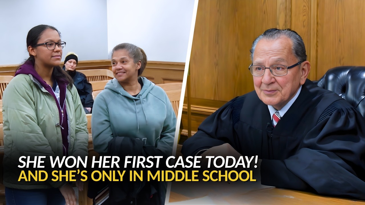 Middle School Girl Defends Her Mom in Court… Judge’s Reaction Will Make You Cry