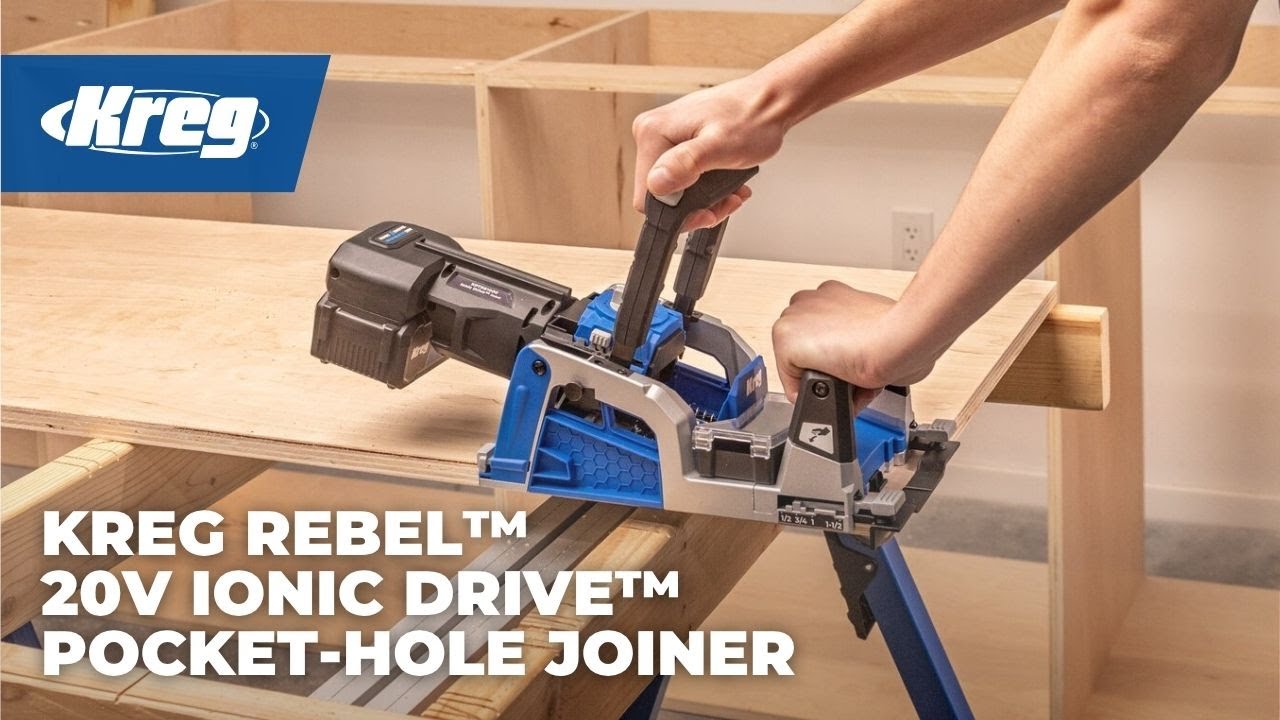 Kreg Rebel™ 20V Ionic Drive™ Pocket-Hole Joiner
